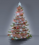 Komplet na Vánoční strom - varianta 5