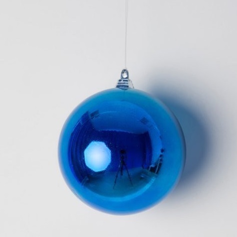 Vánoční koule modrá 20cm