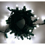 LED řetěz HIGH-PROFI 35 LED studená bílá +5 LED FLASH efekt - 5m