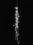 LED Girlanda Angel hair 105 LED bílé stále-svítící + 45 LED bílé blikající 1m
