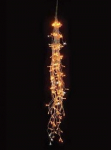 LED Girlanda Angel hair 105 LED teplé bílé stále-svítící + 45 LED bílé blikající 1m