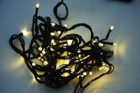 Vánoční LED řetěz na baterie 48 LED/3,6m teplá bílá
