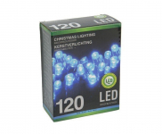 Vánoční LED řetěz stále-svítící 120 LED/9m venkovní/vnitřní, modrá
