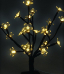 Stromek s květy - 36 LED - teplá bílá