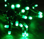 MAXILEB-LED - světelný řetěz 20m/200 LED zelených